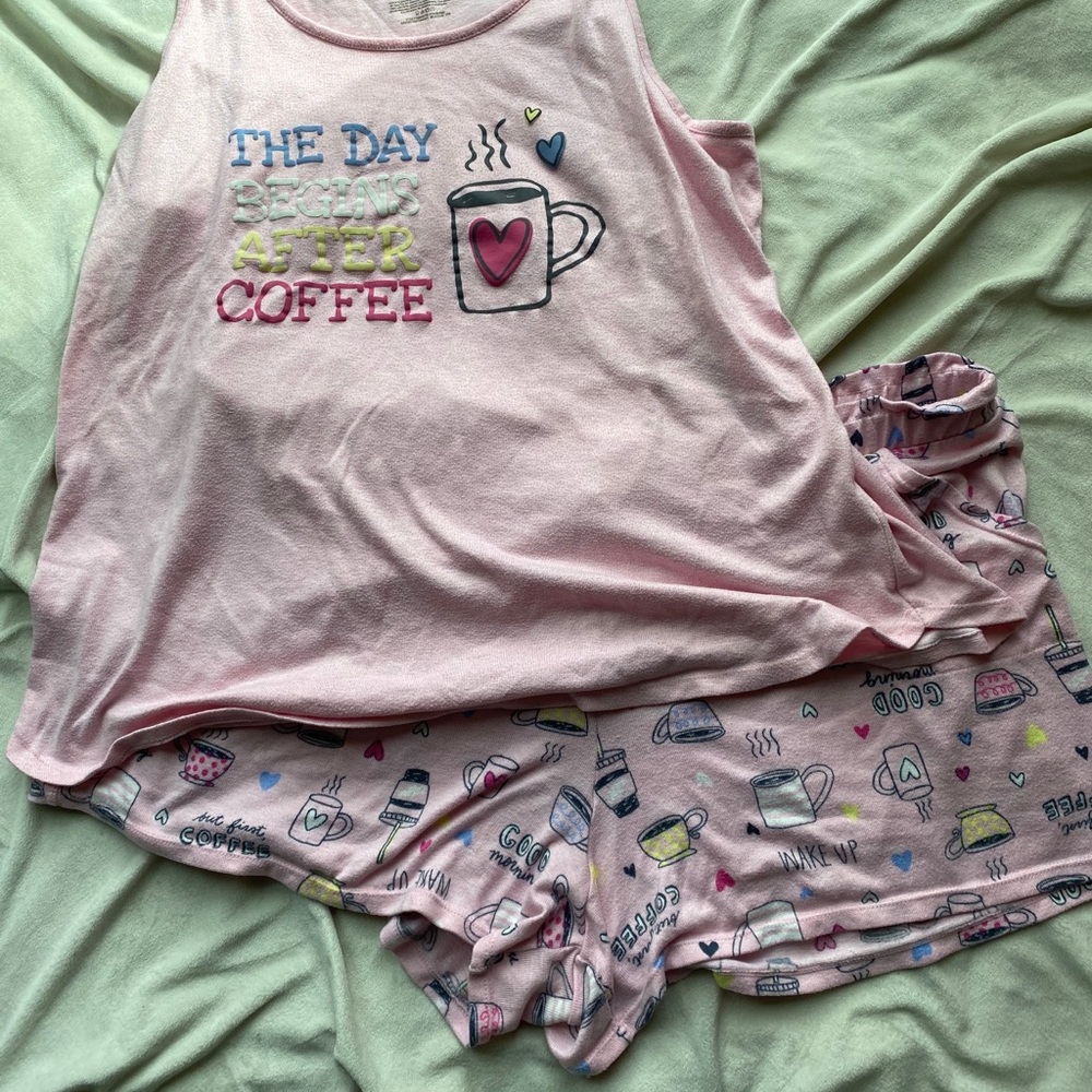Secret treasures coffee pajama set